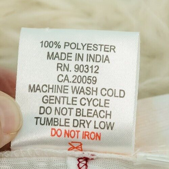 Parsley & Sage Size XL White Abstract Floral Scoop 3/4 Sleeve Artsy Tunic Top - Picture 4 of 5